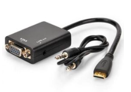 hd conversion cable hdmi to vag with audio cable/B-B2/X4