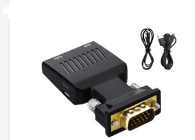 vga to hdmi adapter - Audio + Power - Brown Box/C-F4/X4