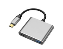 3 in 1 Type - c To 2 Usb + HDMI/long rack/x2