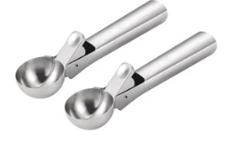 Aluminum Metal Ice Cream Scoop Spoon/TK-IC180/new rack /x4