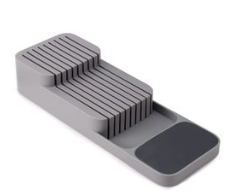 Compact 2 Tier Knife Organizer grey/f-f4/x2