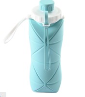 500ml Collapsible Water Bottle WB03 BLUE/E-J4/X2