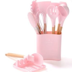 12Pcs Silicone Kitchen Utensils Set/X2