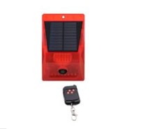 Solar Alarm lamp - Remote Controlled - Red/C-D1/X5