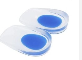 footcare silicone healthy heel blue/x2