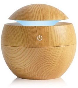 ultrasonic aroma humidifier 200ml - BROWN