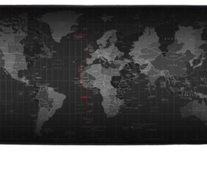 World Map Large Mouse Pad