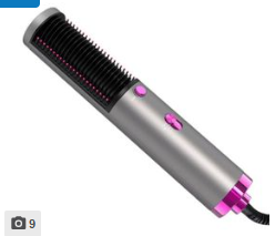 Andowl 2 in 1 Professional Hot Hair Brush Q-M618/X2
